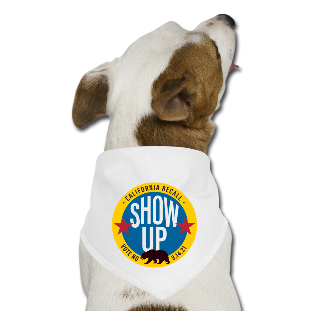 Show Up California  - Bandana - white