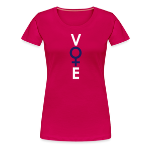She Votes - Special Edition Pink - Women’s Premium T-Shirt - dark pink